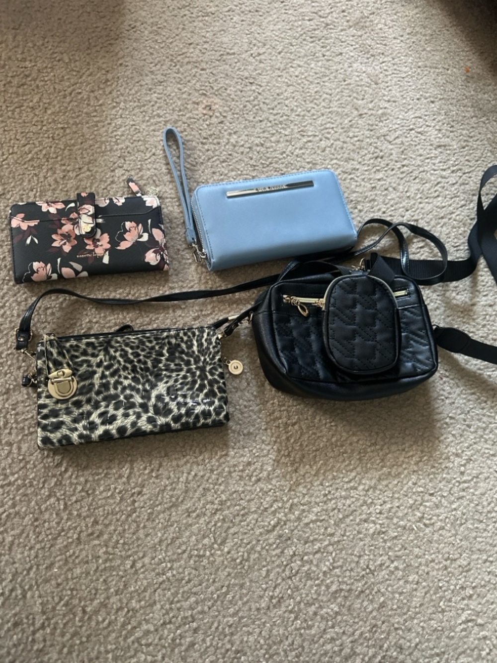 Bundle of 4 Women's Wallets and Small Bags